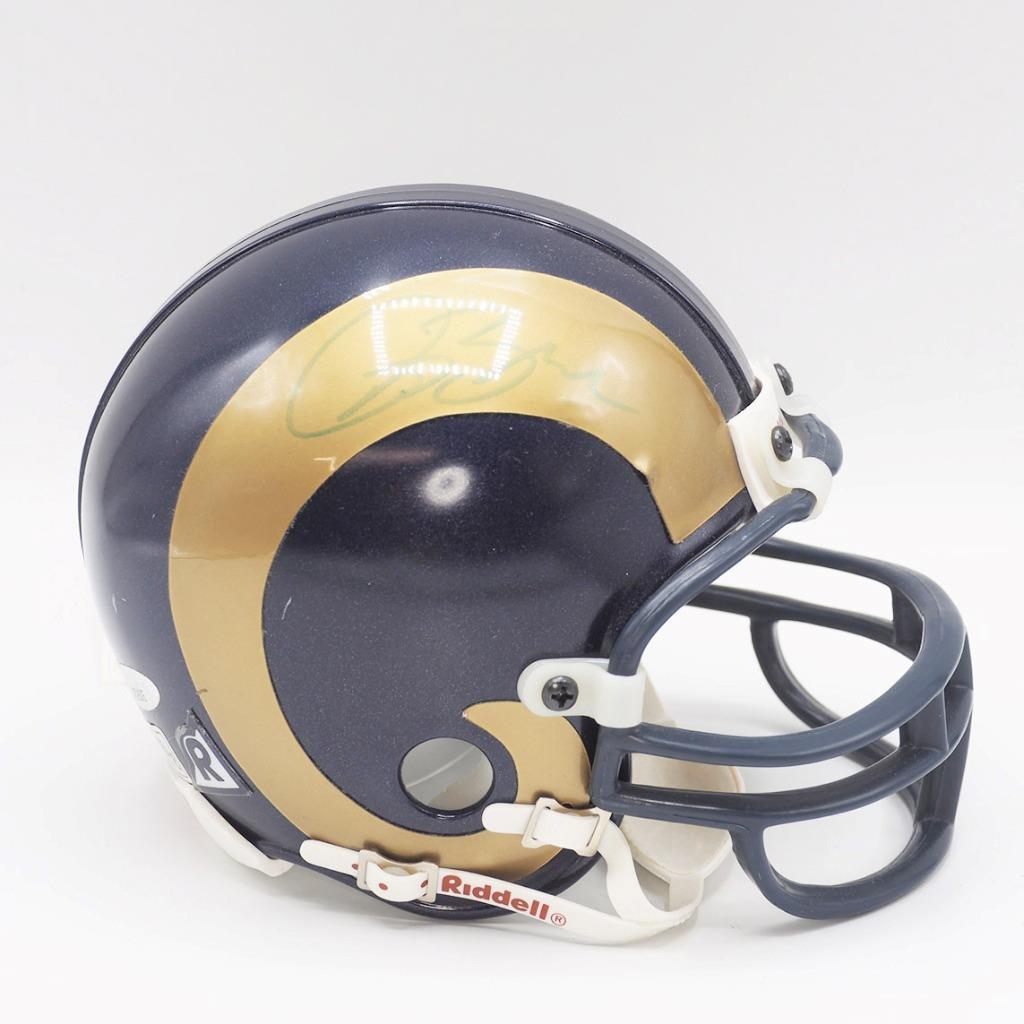 Isaac Bruce Autographed Rams Flash Mini Helmet Super Bowl Champion - $34.64