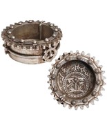Steampunk Antiqued Silver Resin Anguistralobe Trinket Dish Alchemy Gothi... - $13.95