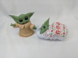 Star Wars Disney Mandalorian Grogu Figure Lot of 2 - $13.45