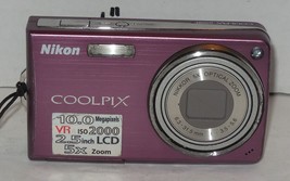 Nikon COOLPIX S550 10.0MP Digital Camera - Plum Tested Works - £110.93 GBP