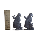 2 Wilhelm Schweitzer German Christmas Pewter Zinnfiguren Santa Toy Bag B... - $49.99