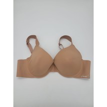 Vince Camuto Bra 40C Womens Underwired Padded Full Coverage Tan Adjustable Strap - £14.66 GBP