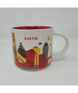 Starbucks Austin Texas 14oz Mug Cup You Are Here Collection 2015 - £14.86 GBP