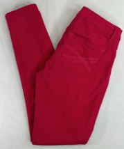 Aeropostale Jeans Hot Pink Lola Jegging Skinny Low Rise Stretch Size 7/8 - £11.96 GBP