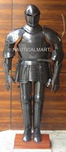 NauticalMart Full Size Medieval Knight Wearable Black Suit Of Armor Costume  - £638.68 GBP
