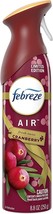 Febreze Limited Edition Air Freshener ~ FRESH TWIST CRANBERRY - 8.8 oz, 2pk - $8.59