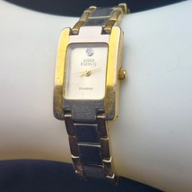 Anne Klein II Womens Two-Tone Diamond Accent Watch New Battery Works - $28.06