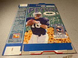 2000 Peyton Manning O&#39;s Cereal Empty Flat Box NFL Indianapolis Colts - £8.60 GBP
