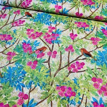 Prism Garden Bird Branches Fabric Tim Coffey Springs CP46213 100% Cotton 1 YARD - £9.44 GBP