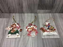 Fitz And Floyd Christmas Ornaments Lot Of 3 - £18.16 GBP
