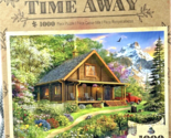  MasterPieces Time Away Mountain Retreat Log Cabin 1000 Piece Jigsaw Puzzle - $18.99