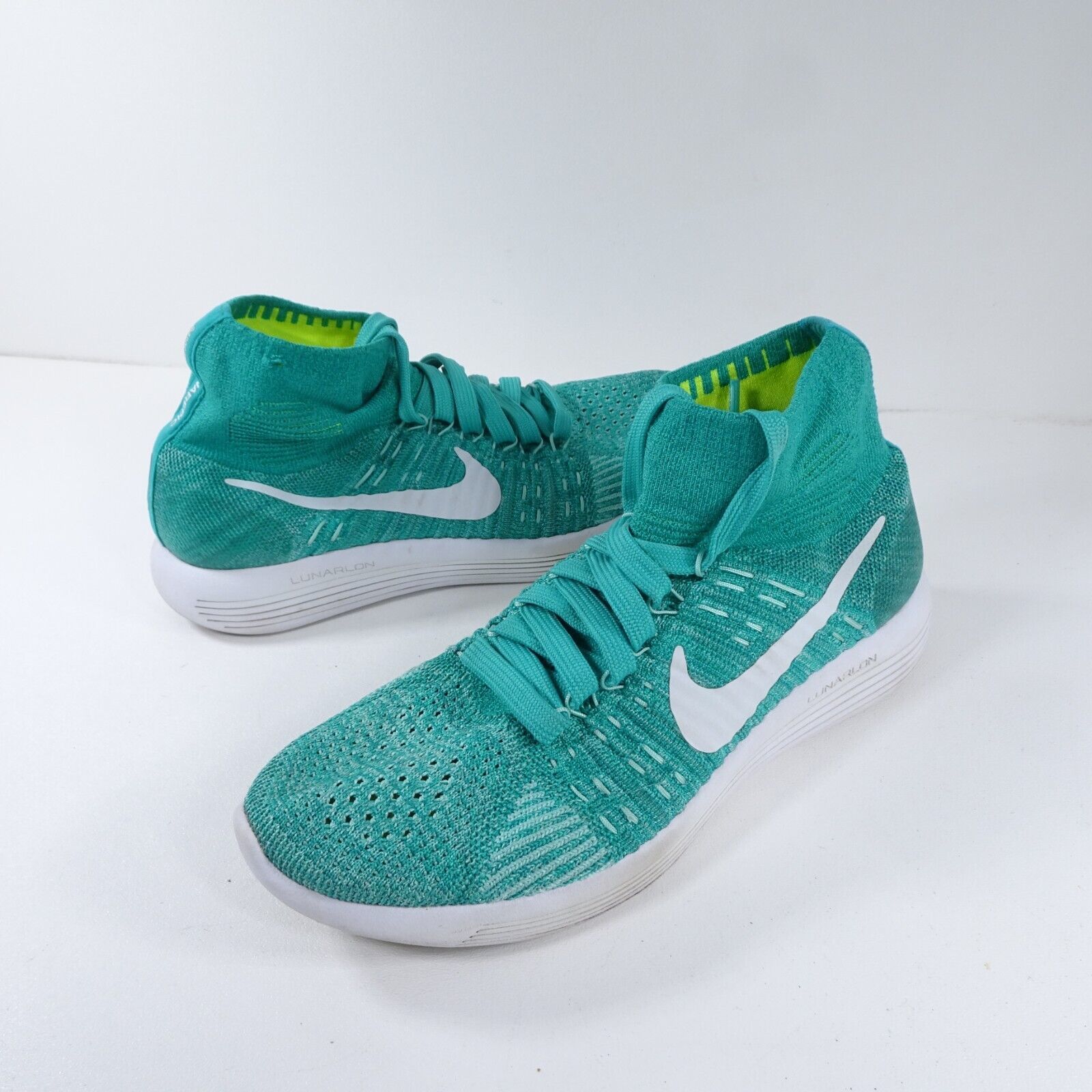 Nike Women’s LunarEpic Flyknit Trainer Clear Jade Sneakers 818677-301 Si... - $22.49