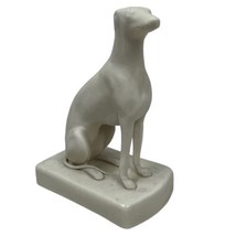 Belleek Ireland Porcelain Parian Greyhound Dog Masterpiece Collection Da... - $59.84