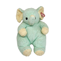 Ty 2000 Elephantbaby Elephant Green Rattle Stuffed Animal Plush W Tag Pillow Pal - £52.27 GBP