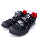 Bontrager Inform BOA Cycling Shoes Size 10US  Black Red Accents - £29.24 GBP