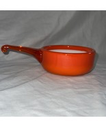 4.75&quot; Holmegaard Michael Bang Herring Palet Bowl Danish Glass Red/Orange... - $119.99