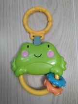 Fisher Price Forest Friends hanging frog ring rattle replacement - $4.89