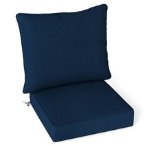 Deep Seat Chair Cushion Pads Set with Rope Belts for Indoor and Outdoor-... - $2,262.70 MXN