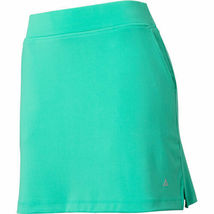 NWT Ladies BERMUDA SANDS Bright WHITE Pull On Knit Addie GOLF SKORT - size M   image 3