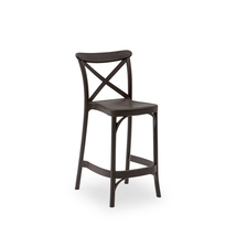 Set of 4 Counter height crossback stools - £384.07 GBP