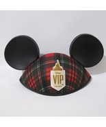 Disney 50 VIP Tours Mickey Ears Plaid Mickey Mouse Adult Hat - £22.29 GBP