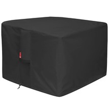 Fire Pit Cover - Waterproof 600D Heavy Duty Square Patio Fire Pit Table Cover Bl - £24.38 GBP