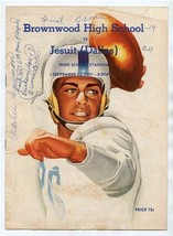 Brownwood High School v Jesuit ( Dallas) 1957 Football Program Texas - £20.73 GBP