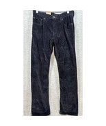 Levi&#39;s Womens Corduroy Pants 30x30 Black Casual Classic - $19.06