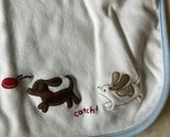 2007 Gymboree Baby Reversible Receiving Blanket Puppy Dog Catch Fire hyd... - £55.80 GBP