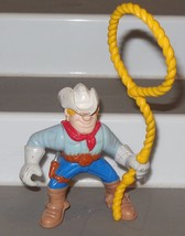 Vintage 1999 Fisher Price Great Adventures Cowboy with laso - $9.55