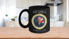 President Joe Biden Mug 46th Inauguration Day Commemorative Seal Jan 20 2021 Kee - £14.14 GBP