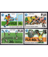 ZAYIX Fiji 405-408 MNH South Pacific Games Sports Soccer Rugby 051023SM21M - £1.92 GBP