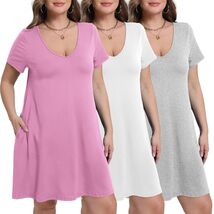 Volope Women's Nightgown Pajama Set 3 Pack Cozy Sleepwear Pockets Size S - $260.94 MXN Volope Women's Nightgown Pajama Set 3 Pack Cozy Sleepwear Pockets Size S - $260.94 MXN