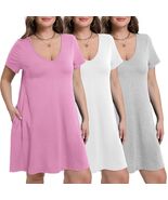 Volope Women's Nightgown Pajama Set 3 Pack Cozy Sleepwear Pockets Size S - $260.94 MXN Volope Women's Nightgown Pajama Set 3 Pack Cozy Sleepwear Pockets Size S - $260.94 MXN