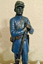 Vtg Civil War North-Union Soldier Handcrafted Sculpture/Figure Signed/Nu... - £117.32 GBP