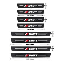 Car Door Sill Sticker For  Swift Auto PU Leather   Decal Threshold Cover Panel S - £82.39 GBP