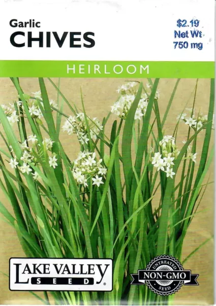 Chives Garlic Heirloom Herb Seeds Non Gmo Lake Valley 12/24 Fresh New - £7.00 GBP