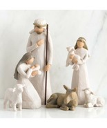 NATIVITY SET 6 PCS ORIGINAL SCULPTURE HAND PAINTED WILLOW TREE SUSAN LORDI - £168.41 GBP