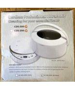 Hammacher Schlemmer Digital Ultrasonic Cleaner Cleaning Machine CDS-200A - £36.14 GBP