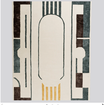 Hand Tufted Leopard Weaving carpet for living room, bedroom, sofa hall s... - $5,310.89 MXN