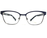 Tommy Hilfiger Brille Rahmen TH 1306 VJD Blau Silber Schildplatt 52-17-140 - $50.91