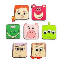 Toy Story Disney Pins: Square Face Jessie, Buzz, Rex, Woody, Alien, Lotso, Hamm - £56.04 GBP