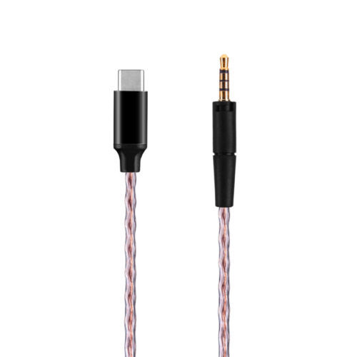USBC TYPEC OCC Audio Cable For Sennheiser HD 4.30i HD 4.30G 4.40BT 4.50BTNC  			