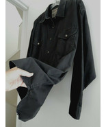 Ladies Shirt Size L Black Cotton Relaxed Style Limited EXPRESS Shirt EUC - £12.18 GBP