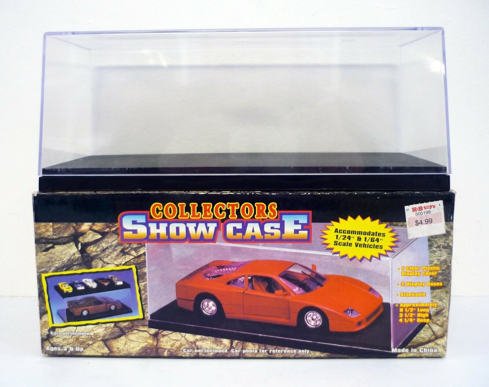 Collector&#39;s Show Case Polyfect Display Holder Accomodates 1:24 &amp; 1:64 Ve... - $14.84