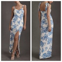 BHLDN Antonia Georgette Maxi Dress, US0 - $217.80