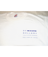1995 INAUGURAL EXHIBITION DC MOORE GALLERY SHORT SLEEVE TEE- SIZE L- MAD... - $9.90