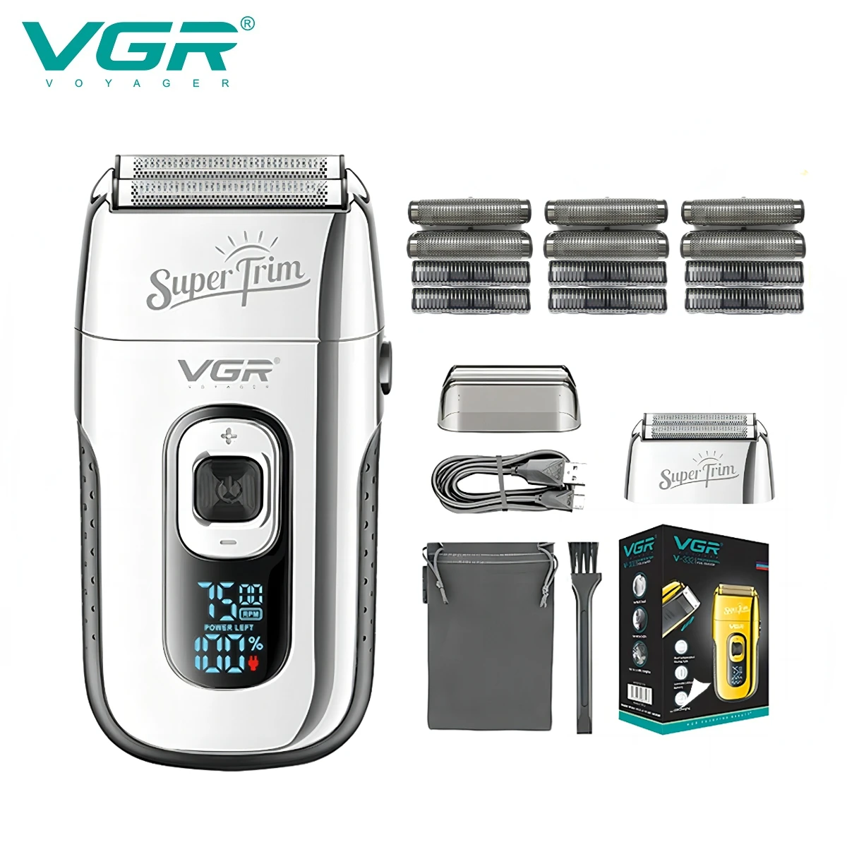 VGR Razor Professional Shaving Machine Electric Shaver Reciprocating Beard - £26.71 GBP+