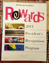 RARE AVON Rewards Catalog 2011 Presidents Club Representative ONLY Gift Brochure - £15.52 GBP