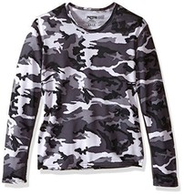 Hot Chillys Pepper Skins Youth Base Layer Crew Top Large PS3400P Black Camo Stor - £10.24 GBP